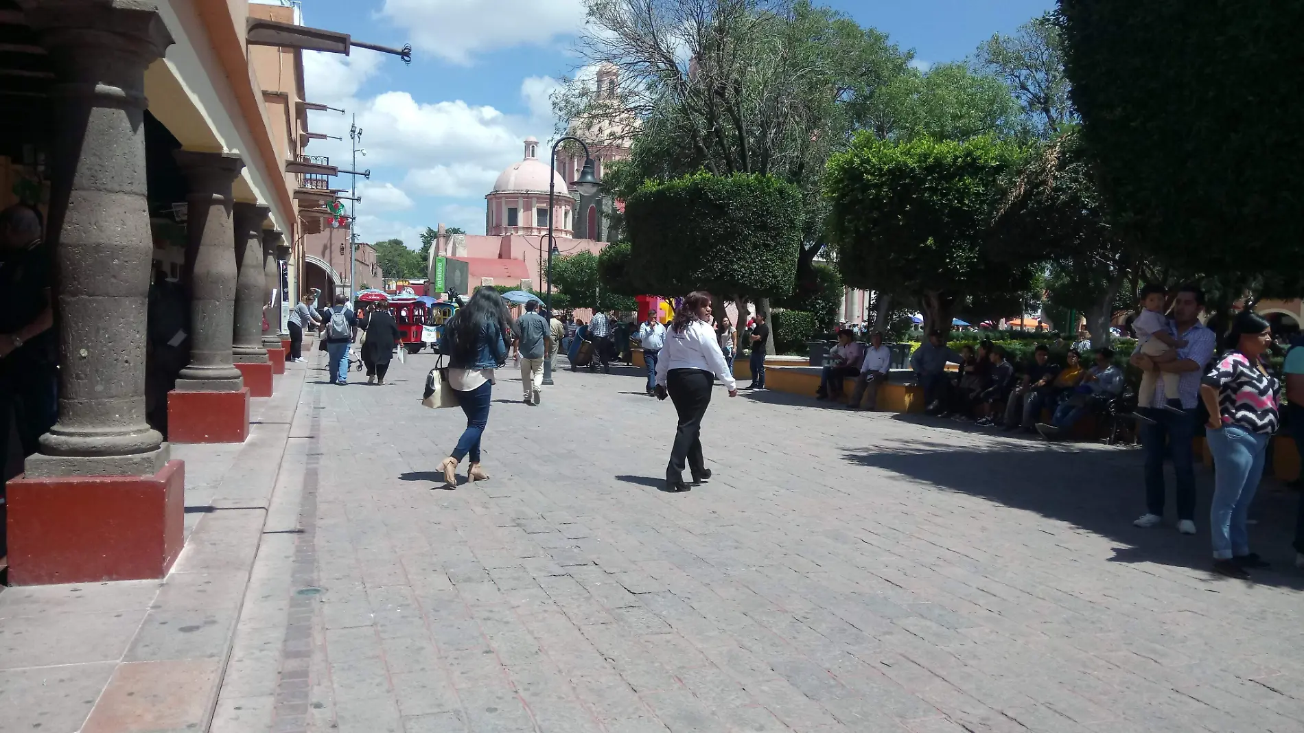 Poco turismo llega al municipio de Tequisquiapan los fines semana por las pocas